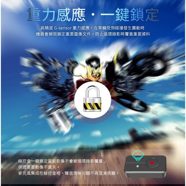 DV688GPS 前後雙錄 機車行車紀錄器：圖片 3