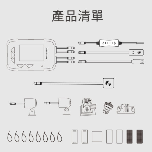 DV688GPS 前後雙錄 機車行車紀錄器：圖片 6