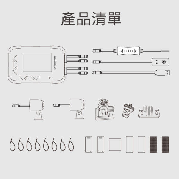 DV688 前後雙錄 機車行車紀錄器：圖片 6