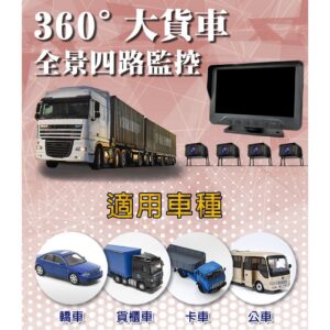 Alternative view of 7吋 大貨車四鏡頭行車紀錄器