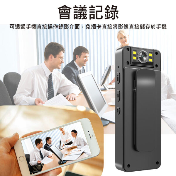 CS06 可180度翻轉WIFI警用執法儀：圖片 3