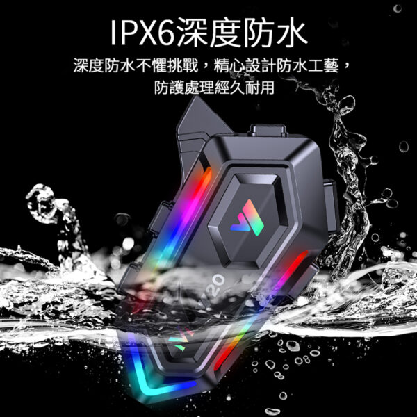 Y20 藍芽5.3安全帽耳機：圖片 4