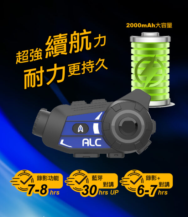 美國ALC A1 機車藍芽對講行車記錄器 (原廠公司貨)：圖片 4